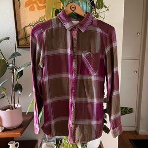 Purple and Brown Columbia flannel